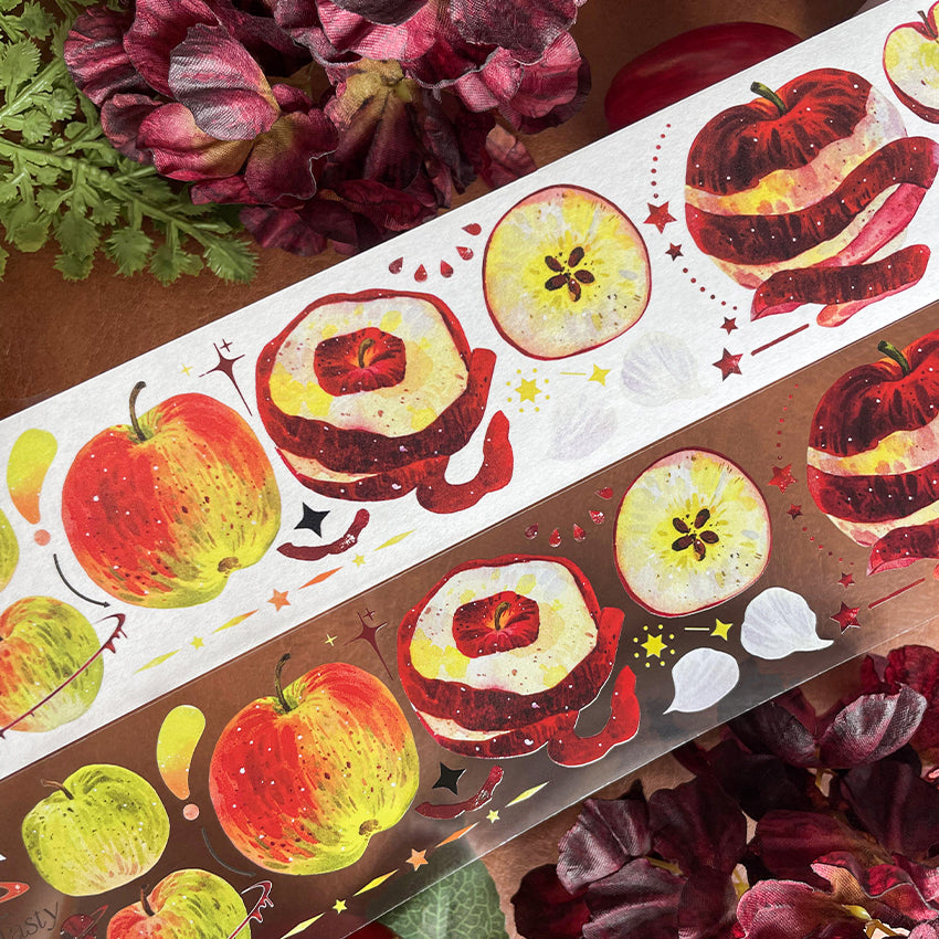 Apple star Apple series washi/PET tape