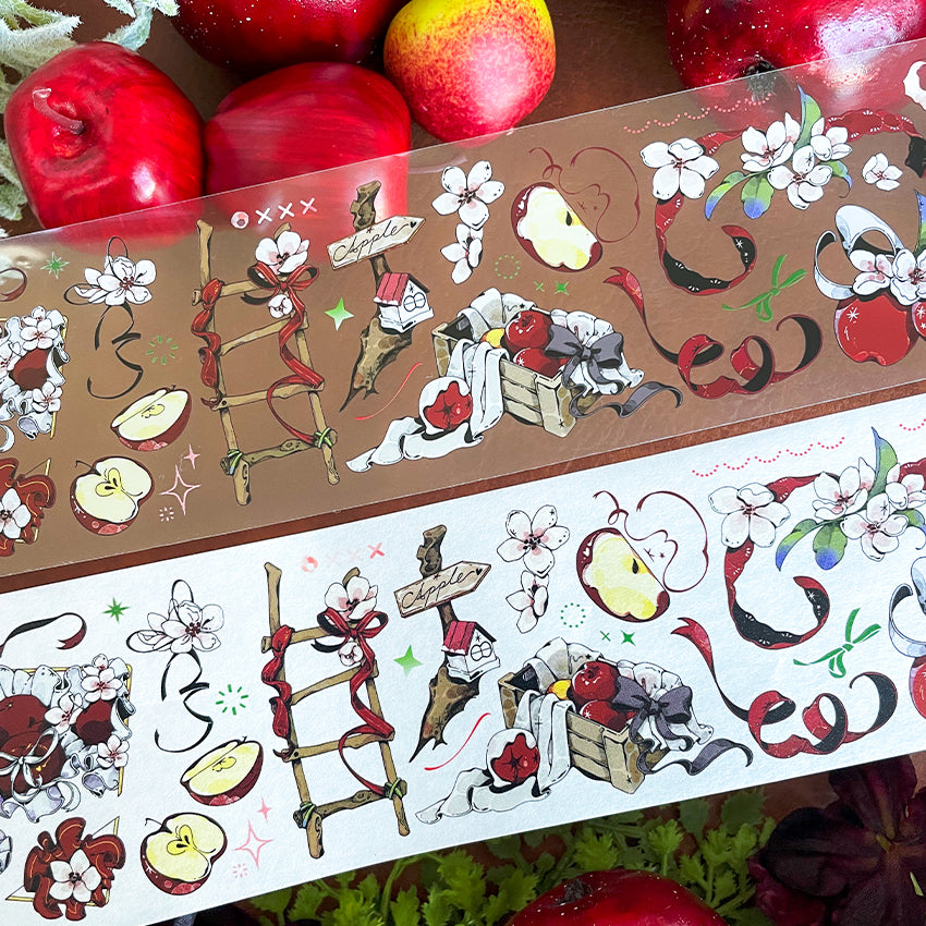 Apple knot Apple series washi/PET tape