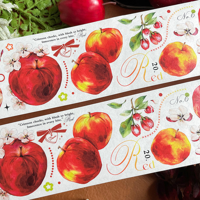 Apple flower Apple series washi/PET tape