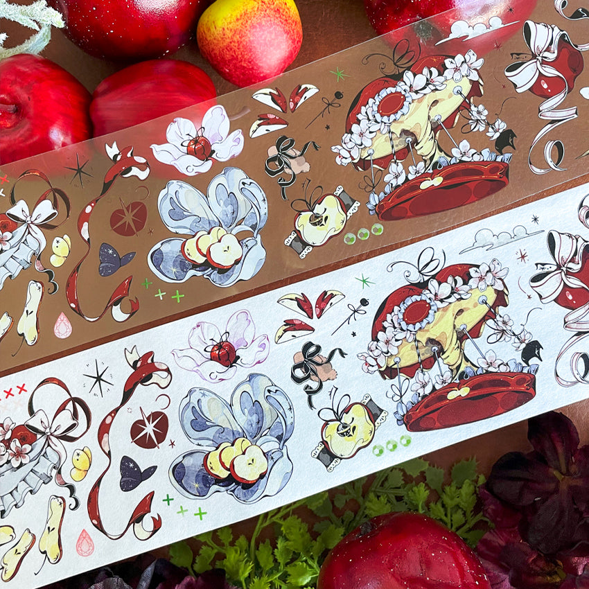 Apple knot Apple series washi/PET tape