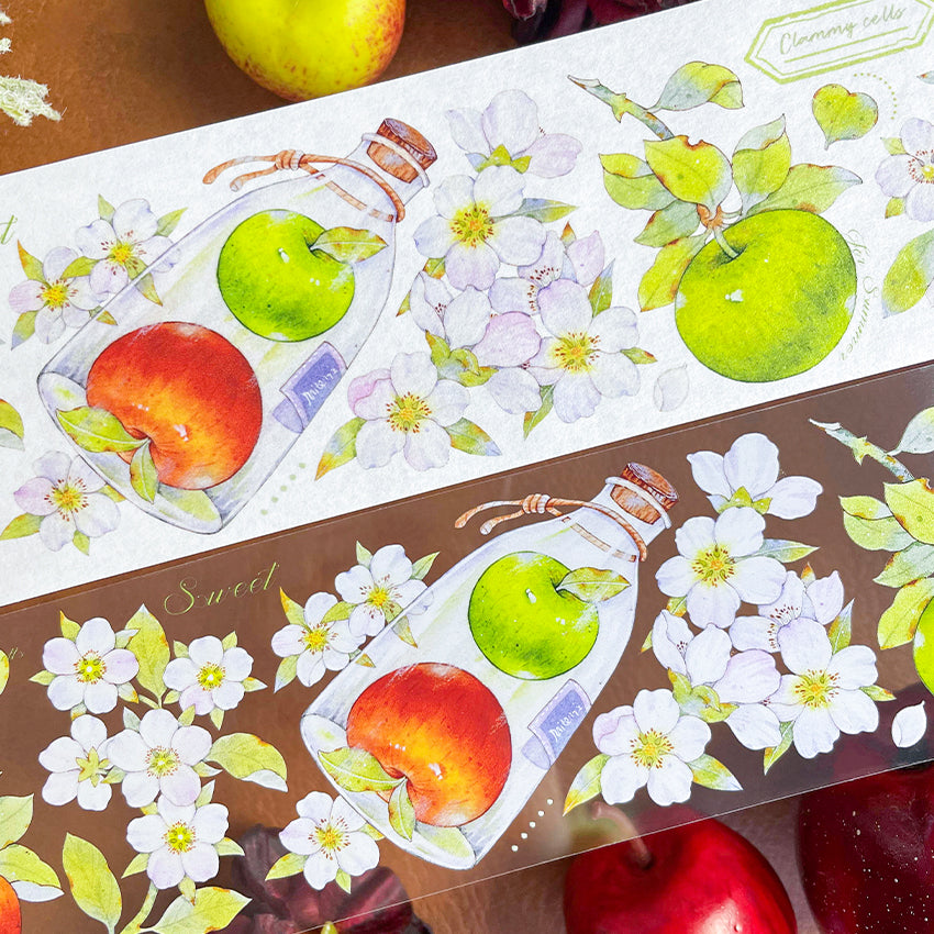 Apple cider Apple series washi/PET tape