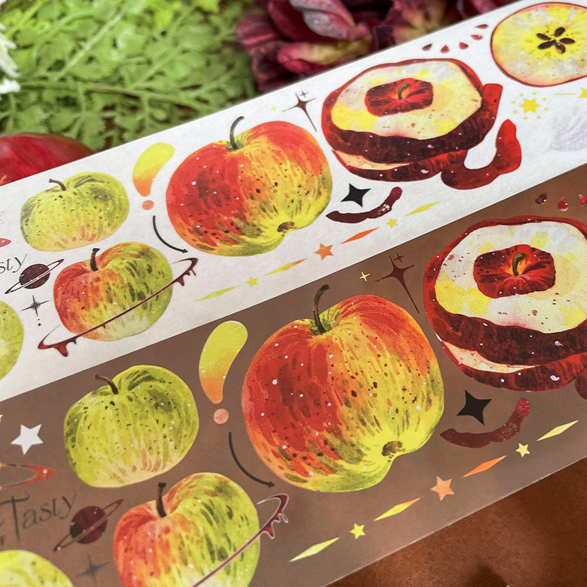 Apple star Apple series washi/PET tape