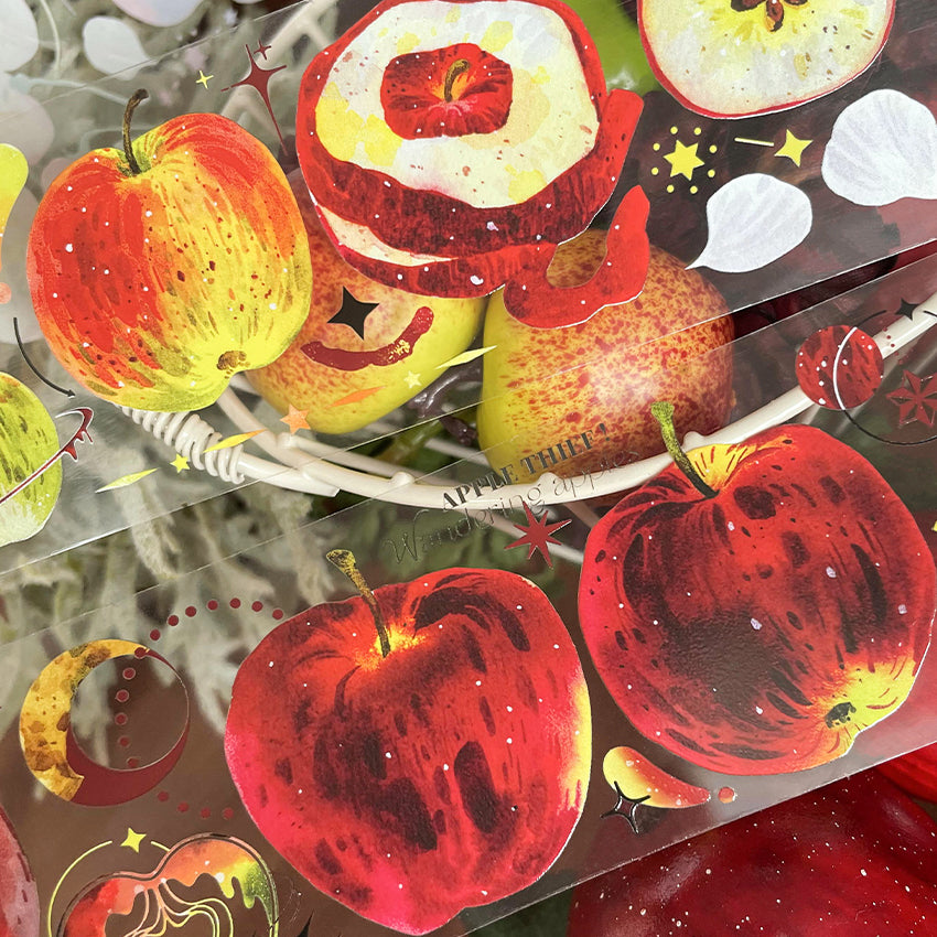 Apple star Apple series washi/PET tape