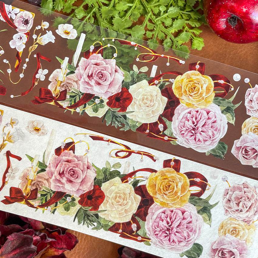 Red Velvet Apple series washi/PET tape