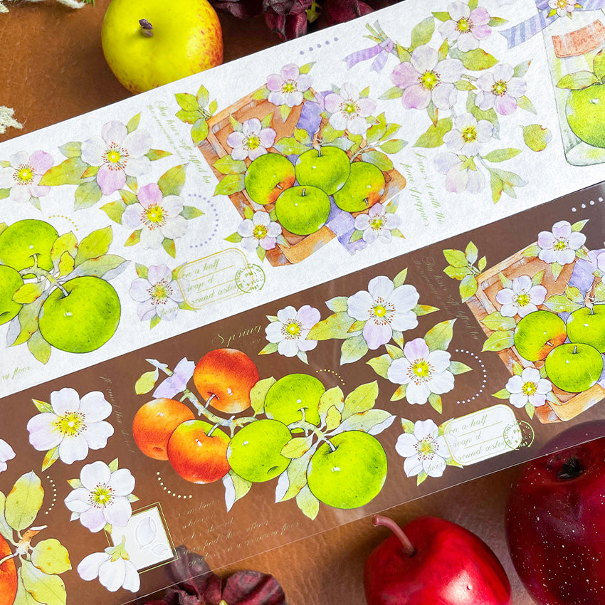 Apple cider Apple series washi/PET tape