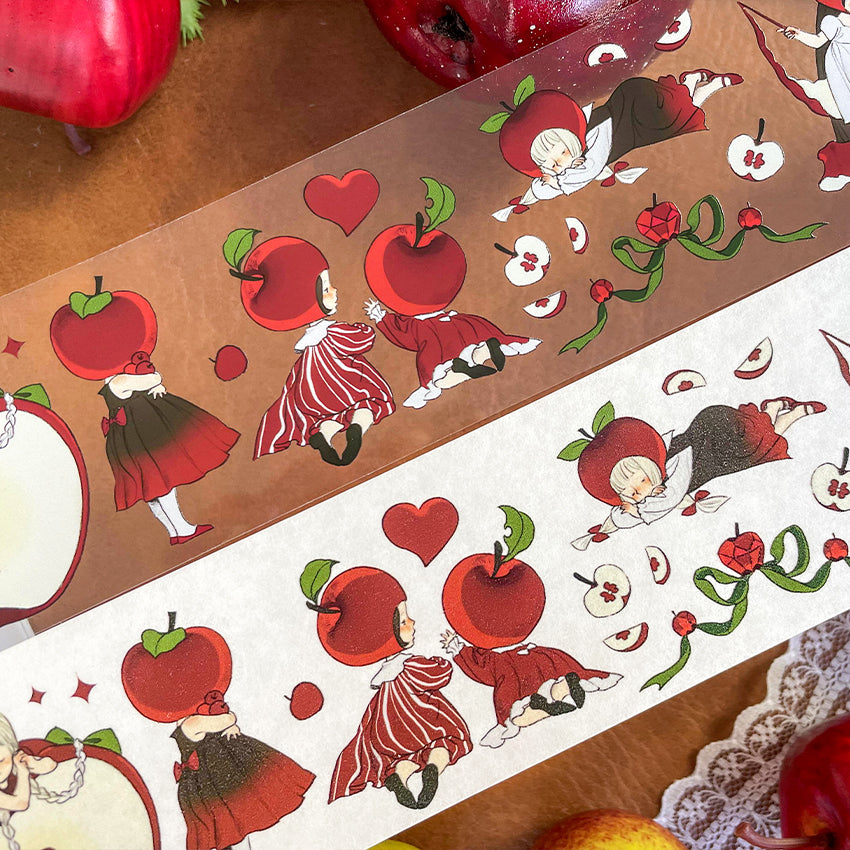 Apple girl Apple series washi/PET tape