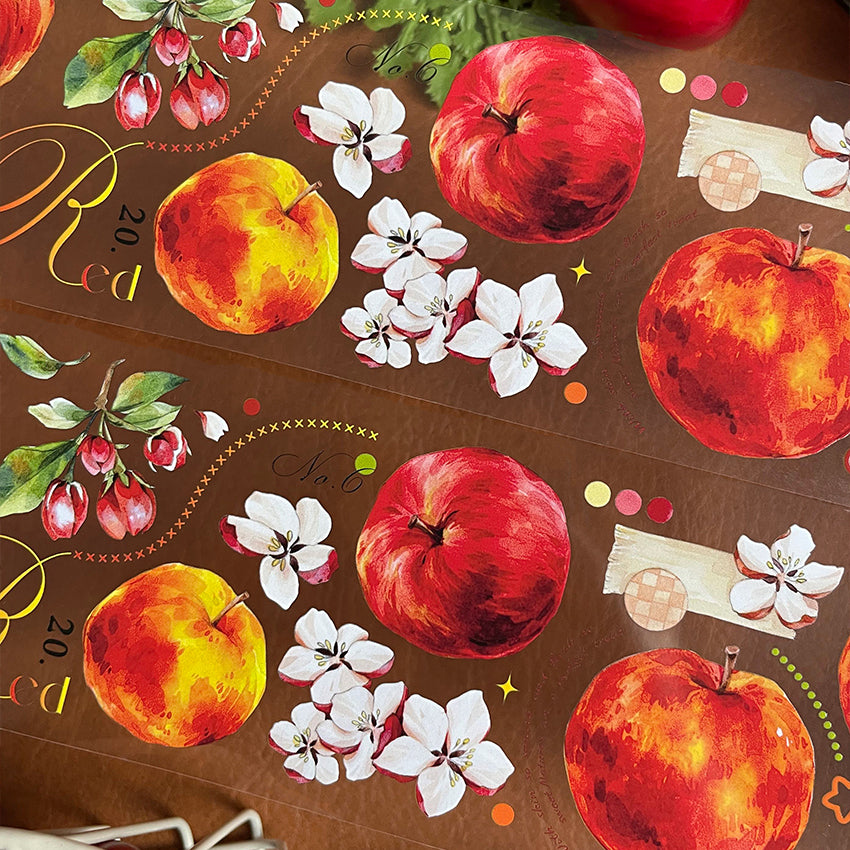 Apple flower Apple series washi/PET tape