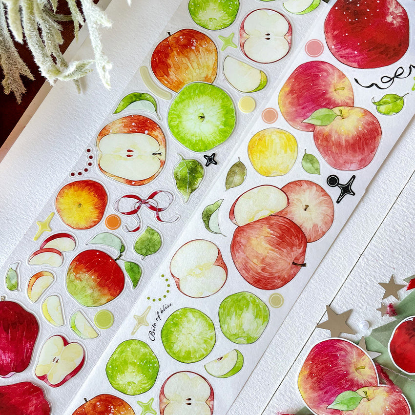 Apple orchard Apple series washi/PET/Synthetic tape