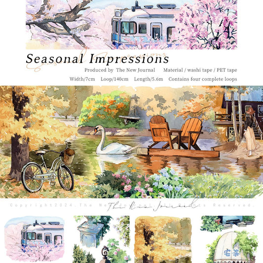 Seasonal Impressions Scenery washi/PET tape